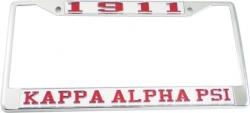 View Buying Options For The Kappa Alpha Psi 1911 License Plate Frame