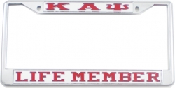 View Buying Options For The Kappa Alpha Psi Life Member License Plate Frame