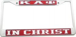 View Buying Options For The Kappa Alpha Psi In Christ License Plate Frame