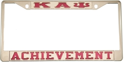 View Buying Options For The Kappa Alpha Psi Achievement License Plate Frame