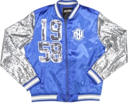 View Buying Options For The Big Boy New Orleans Privateers S4 Womens Sequins Satin Jacket