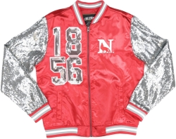 View Buying Options For The Big Boy Newberry Wolves S4 Womens Sequins Satin Jacket