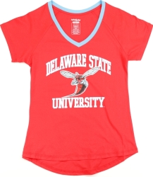 View Buying Options For The Big Boy Delaware State Hornets S3 Womens V-Neck Tee
