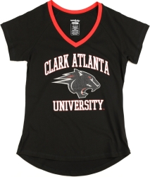 View Buying Options For The Big Boy Clark Atlanta Panthers S3 Womens V-Neck Tee