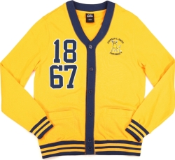 View Buying Options For The Big Boy Johnson C. Smith Golden Bulls S5 Mens Cardigan