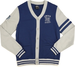 View Buying Options For The Big Boy Lincoln Blue Tigers S4 Mens Cardigan