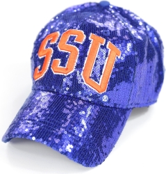 View Buying Options For The Big Boy Savannah State Tigers S144 Womens Sequins Cap