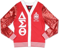 View Buying Options For The Big Boy Delta Sigma Theta Divine 9 S12 Sequins Cardigan