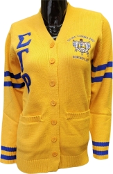 View Buying Options For The Buffalo Dallas Sigma Gamma Rho Chenille Varsity Cardigan