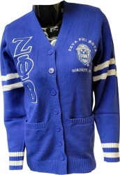 View Buying Options For The Buffalo Dallas Zeta Phi Beta Chenille Varsity Cardigan