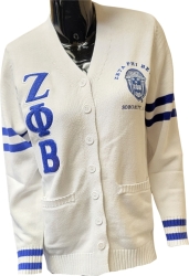 View Buying Options For The Buffalo Dallas Zeta Phi Beta Chenille Varsity Cardigan