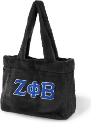 View Buying Options For The Big Boy Zeta Phi Beta Divine 9 S1 Faux Fur Bag