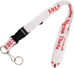 View Buying Options For The Delta Sigma Theta Classic Woven Embroidered Lanyard
