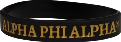 View Buying Options For The Alpha Phi Alpha Solid Silicone Wristband [Pre-Pack]