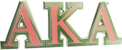 View Buying Options For The Alpha Kappa Alpha Big Letter Lapel Pin