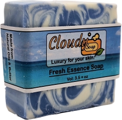 View Buying Options For The Cloudy Soap Premium All Natural Handmade Minty Fresh Essence Soap [Pre-Pack]