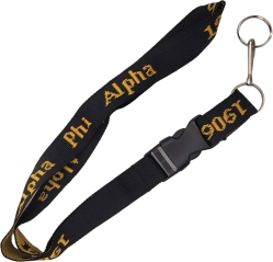 View Buying Options For The Alpha Phi Alpha Old School Style Woven Embroidered Lanyard