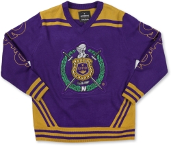 View Buying Options For The Big Boy Omega Psi Phi Divine 9 S5 V-Neck Sweater