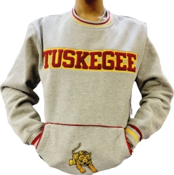 View Buying Options For The Buffalo Dallas Tuskegee Golden Tigers Chenille Crewneck Unisex Sweatshirt