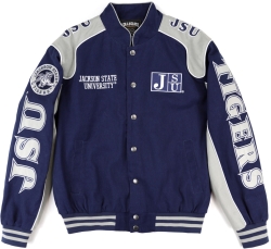 View Buying Options For The Big Boy Jackson State Tigers S12 State Racing Twill Jacket