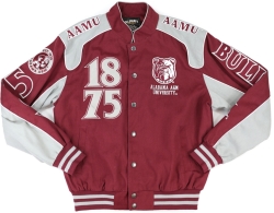 View Buying Options For The Big Boy Alabama A&M Bulldogs S12 Racing Twill Jacket