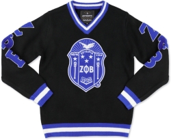 View Buying Options For The Big Boy Zeta Phi Beta Divine 9 S5 V-Neck Sweater