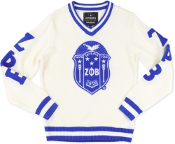 View Buying Options For The Big Boy Zeta Phi Beta Divine 9 S5 V-Neck Sweater