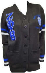 View Buying Options For The Buffalo Dallas Zeta Phi Beta Chenille Varsity Cardigan