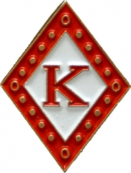 View Product Detials For The Kappa Alpha Psi Diamond Lapel Pin