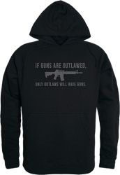 View Buying Options For The RapDom If Guns Are Outlawed Graphic Mens Pullover Hoodie