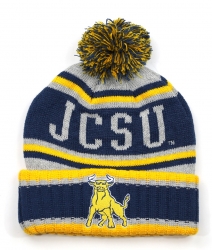 View Buying Options For The Big Boy Johnson C. Smith Golden Bulls S51 Mens Cuff Beanie Cap with Ball