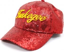 View Product Detials For The Big Boy Tuskegee Golden Tigers S41 Ladies Sequins Cap