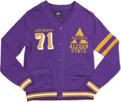 View Buying Options For The Big Boy Alcorn State Braves Mens Lightweight Cardigan