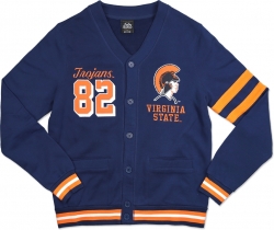 View Product Detials For The Big Boy Virginia State Trojans Mens Lightweight Cardigan