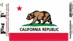 View Product Detials For The Innovative Ideas Flag It California State Flag Self Adhesive Vinyl Decal [Pre-Pack]