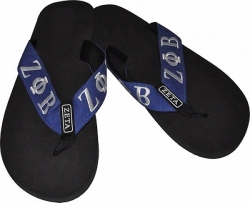 View Buying Options For The Buffalo Dallas Zeta Phi Beta Sorority Ladies Thong-Style Flip Flop Sandals