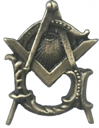View Product Detials For The Mason Symbol Watchful All Seeing Eye Lapel Pin