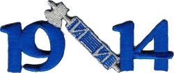 View Product Detials For The Phi Beta Sigma 1914 Hatchet Axe Mascot Iron-On Patch