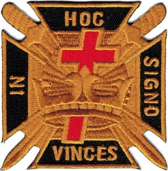 View Buying Options For The Knights Templar Symbol Iron-On Patch