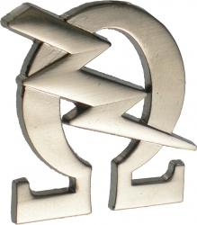 View Buying Options For The Omega Psi Phi Que Lightning Bolt Polished Lapel Pin