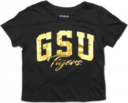 View Buying Options For The Big Boy Grambling State Tigers Foil Cropped Ladies Tee