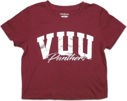 View Buying Options For The Big Boy Virginia Union Panthers Foil Cropped Ladies Tee