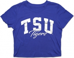 View Buying Options For The Big Boy Tennessee State Tigers Foil Cropped Ladies Tee