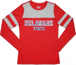 View Buying Options For The Big Boy Delaware State Hornets Ladies Long Sleeve Tee