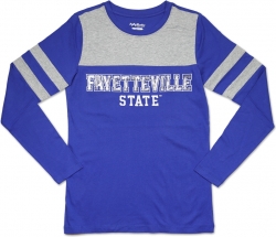 View Buying Options For The Big Boy Fayetteville State Broncos Ladies Long Sleeve Tee