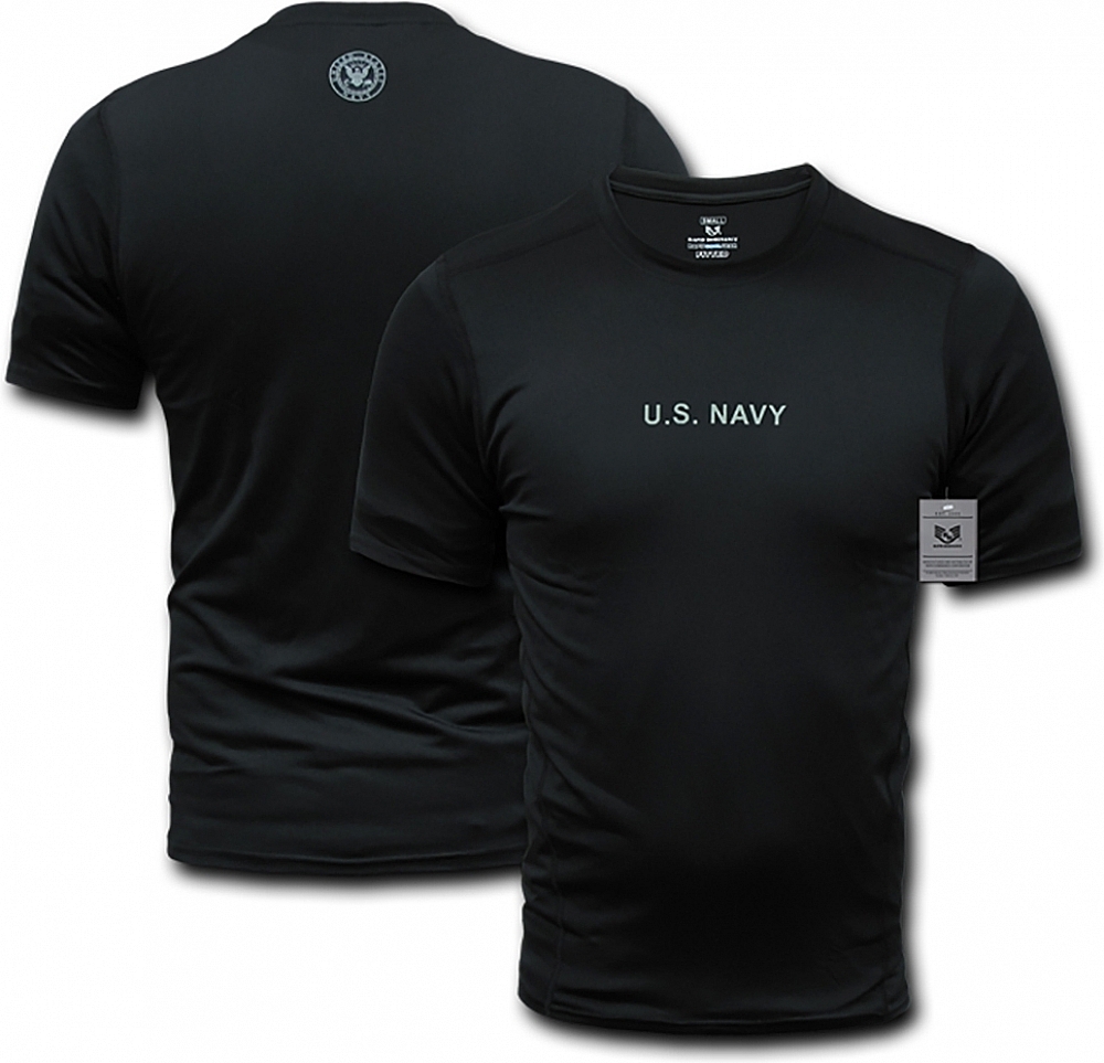 RapDom Navy RapidCool Performance Mens T-Shirt
