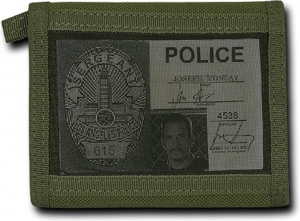 RapDom Mens Tri-Fold Wallet Tactical Military Tonal USA Flag Choose Color
